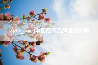 镇江中国冠军品牌是真的吗
