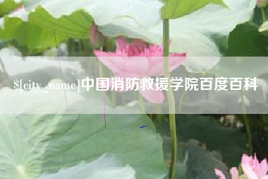 镇江中国消防救援学院百度百科