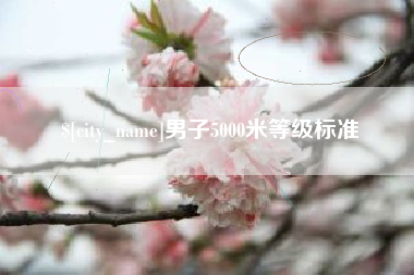 镇江男子5000米等级标准
