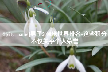 镇江男子5000米世界排名-这些积分不仅关乎个人荣誉
