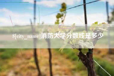 镇江消防大学分数线是多少
