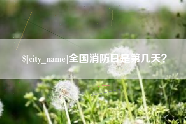 镇江全国消防日是第几天？