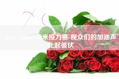 镇江500米接力赛-观众们的加油声此起彼伏