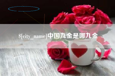 镇江中国九金是哪九金