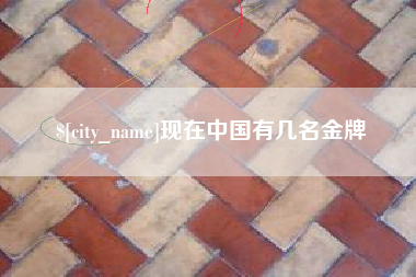 镇江现在中国有几名金牌