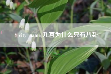 镇江九宫为什么只有八卦