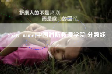 镇江中国消防救援学院 分数线