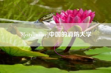 镇江中国的消防大学