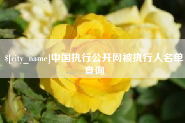 镇江中国执行公开网被执行人名单查询