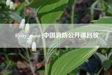 镇江中国消防公开课回放