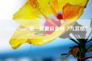 镇江第一波奥运金牌“九宫格”