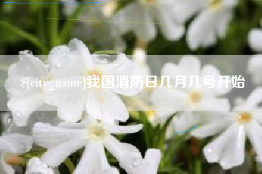 镇江我国消防日几月几号开始