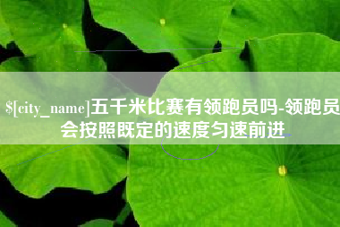 镇江五千米比赛有领跑员吗-领跑员会按照既定的速度匀速前进