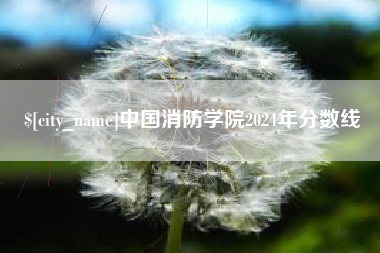 镇江中国消防学院2024年分数线