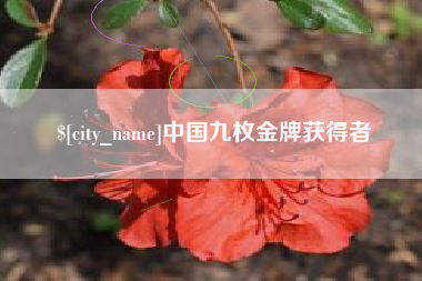 镇江中国九枚金牌获得者