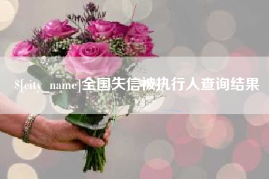 镇江全国失信被执行人查询结果