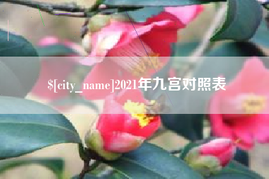 镇江2021年九宫对照表