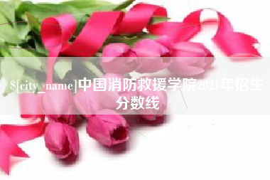镇江中国消防救援学院2021年招生分数线