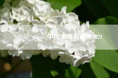 镇江中国金牌有哪些2021